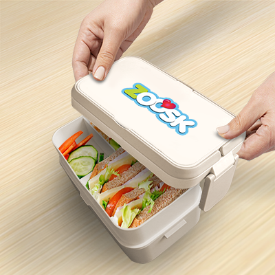 ECO Bamboo 2 Tier Lunch Box - 1200ml 04
