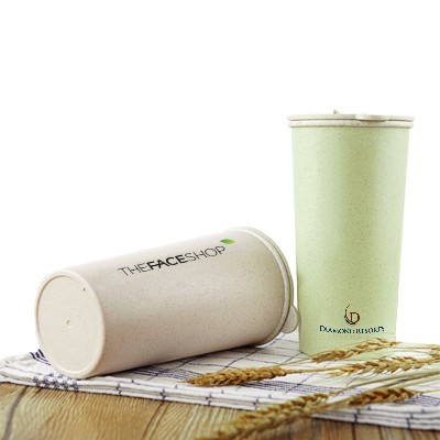 Eco-Wheat Natural Straw Tumbler - 400ml 08