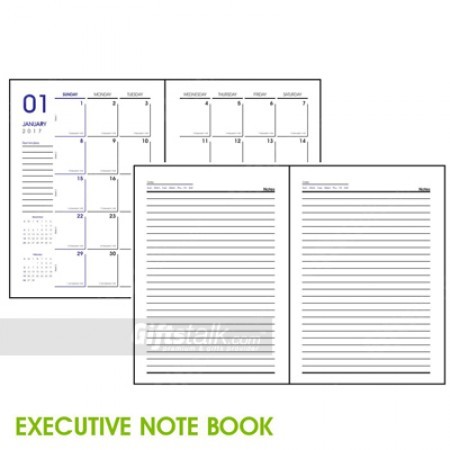 PU Alpha Wire-O Notebook - A5 Size 09