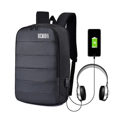 15.6'' RAPH Laptop Backpack with External USB & Audio Jack Port 08