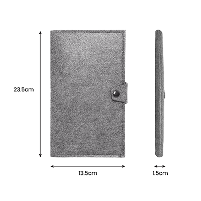 Felt Passport Multi-purpose Pouch with Pen Loop 08