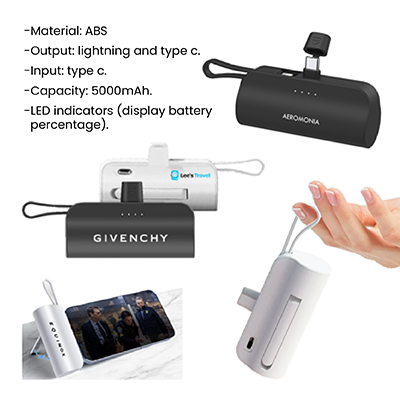 FLEX 2-in-1 Mini Power Bank - 5000mAh 09