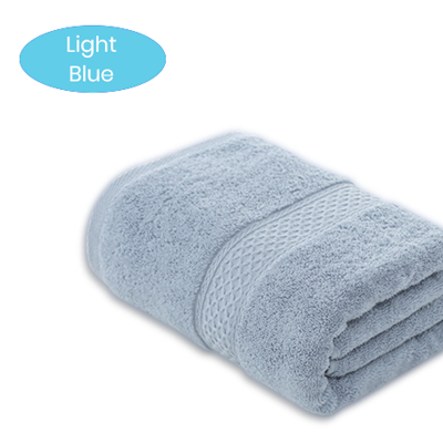 Full Cotton Bath Towel with Drawstring Pouch (1400x700) - 460g 05