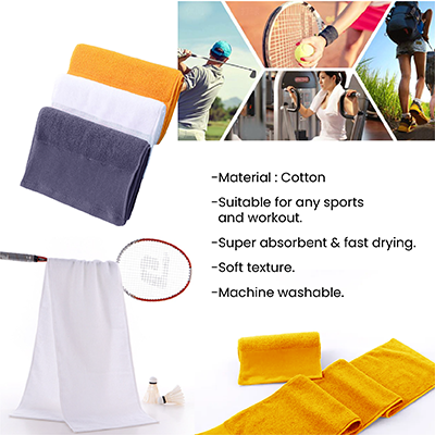 Full Cotton Sport Towel (1100 x 250) - 140g 09