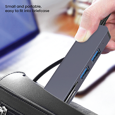 Fusion 5 in 1 USB 3.0 Hub with Type-C 08