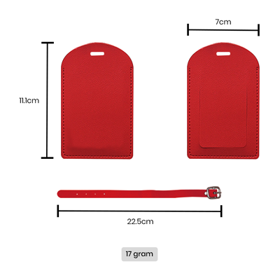 HIS PU Luggage Tag Holder 10