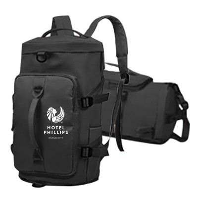 HYKE 2 Travel Nylon Duffel Two Way Bag 01