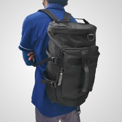 HYKE 2 Travel Nylon Duffel Two Way Bag 04