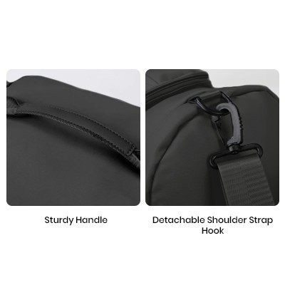 HYKE 2 Travel Nylon Duffel Two Way Bag 09