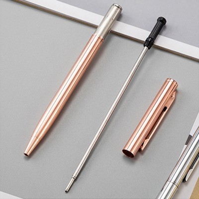 IRIS Twist Metal Slim Ball Pen 04