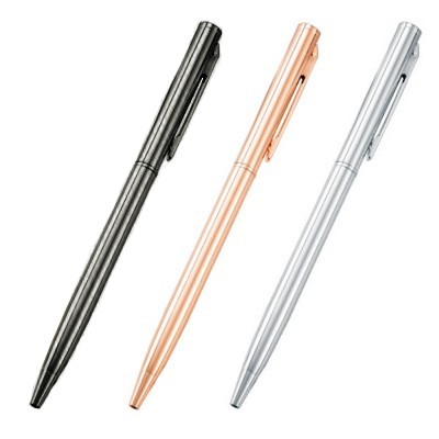 IRIS Twist Metal Slim Ball Pen 06