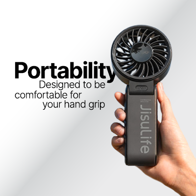 JISULIFE Handheld Fan Life 7 – 3600mAh 06