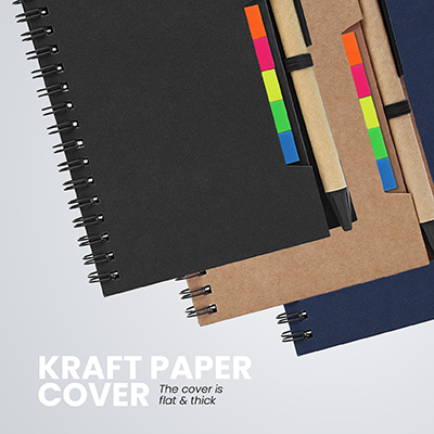 KRAFT Eco-Notebook with Pen 05