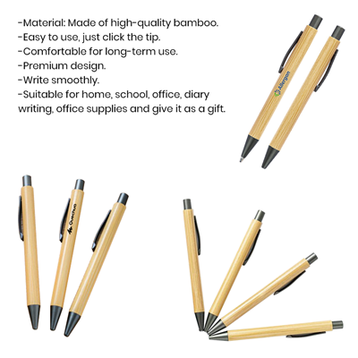 LANEY Bamboo Press Action Ball Pen 09