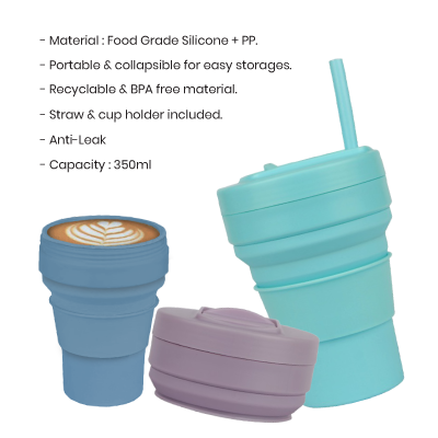 LiCO Collapsible Silicone Cup-350ml 10