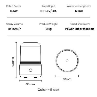 LIGHTUP Aromatherapy Humidifier Diffuser with LED 11