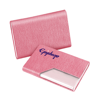 LOIRE Pattern PU Name Card Holder 01