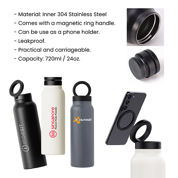 MAGG Magnetic Ring Stainless Steel Thermos - 720ml 10