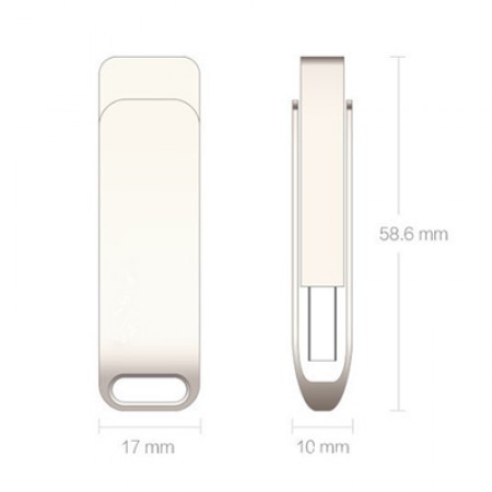 Metal Swing Silver USB flash drive - 16GB 06