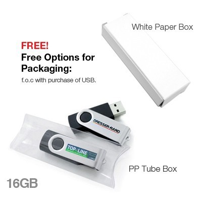 Metal Swivel Color Coated USB Flash Drive - 16GB 06