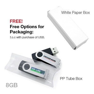 Metal Swivel Color Coated USB Flash Drive - 8GB 06