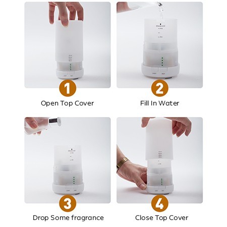 MIST Aromatherapy Humidifier Diffuser with LED 08