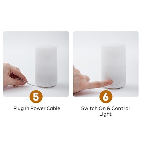 MIST Aromatherapy Humidifier Diffuser with LED 09