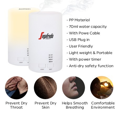 MIST Aromatherapy Humidifier Diffuser with LED 13