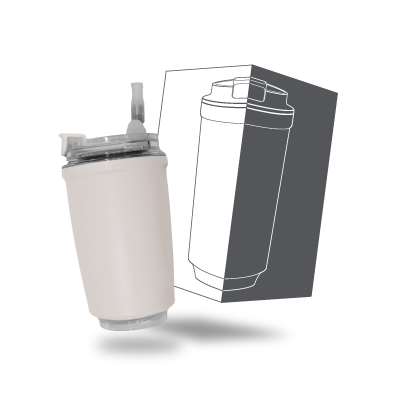 MOFI Stainless Steel Tumbler with Straw – 380ml 07