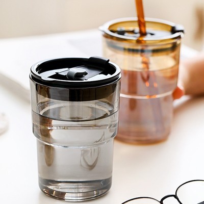 MONTE 2 Premium Color Glass Mug with PU Sleeve- 400ml 06