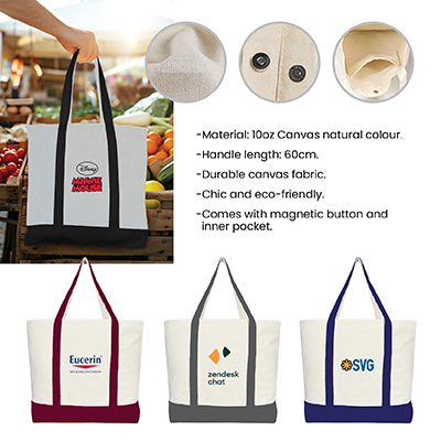 Multipurpose Fashion Tote Bag - 10oz (350x450x90) 08