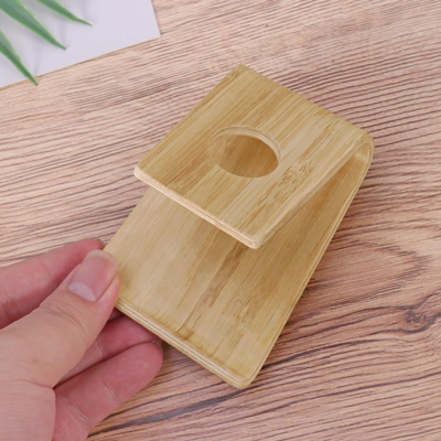 Natural Wooden Smartphone Stand 07