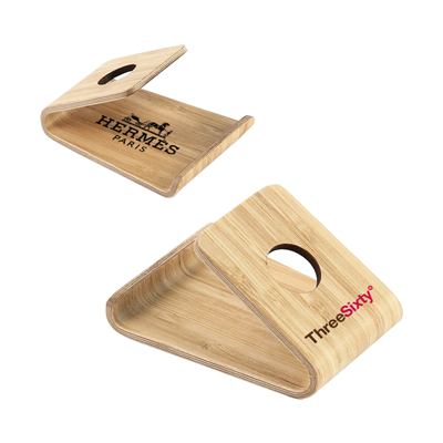 Natural Wooden Smartphone Stand 01