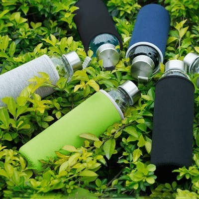 NEO Glass Bottle With Neoprene Pouch - 550ml 04