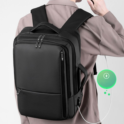 NERO 2 Way Travel Laptop Backpack with USB Port 09