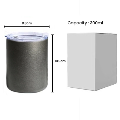 OSSL Stainless Steel Vacuum Tumbler - 300ml 10
