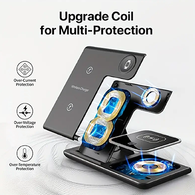 PHANTOM 3 in 1 Wireless Charger Station 04