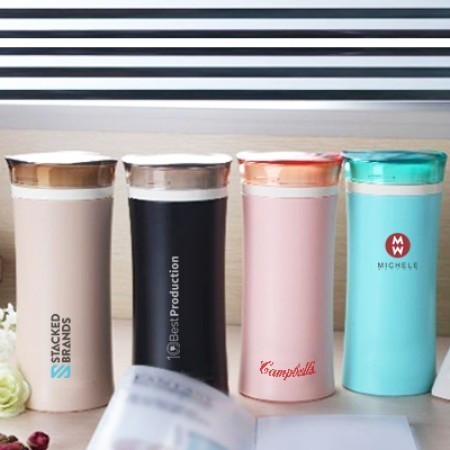 PP Dual Layer Insulated Vacuum Mug - 420ml 05