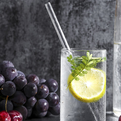 Premium Glass Straw (15×220) with Straw Felt Pouch Set 07