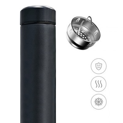 Premium Matt Stainless Steel Vacuum Thermos Flask - 480ml 11