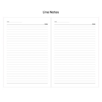 PU Fabric Hard Cover A5 Notebook with Pen Loop 06