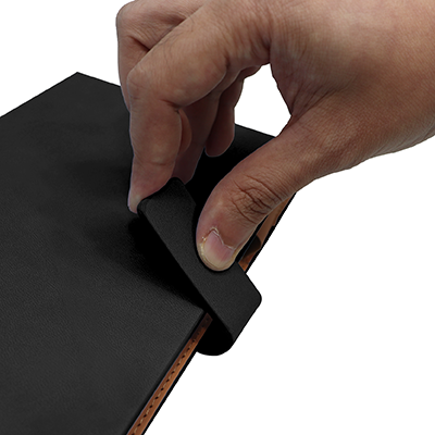 PU Magnetic Hard Case A5 Notebook with Pen Loop 04