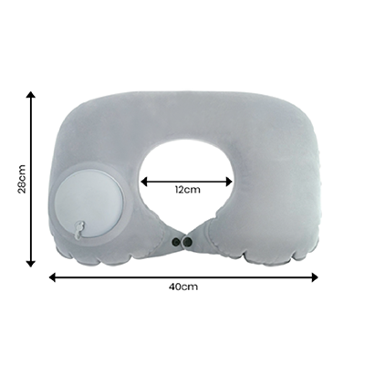 PUMP UP Polyester Inflatable Travel Pillow 10