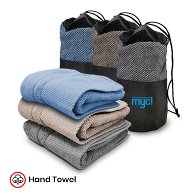 Pure Cotton Towel with Drawstring Pouch 2 (740x340) - 100g 01