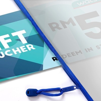 PVC Frosted Zipper Pouch - A5 Size 04