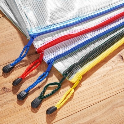 PVC Transparent Netting Pouch - A4 Size 10