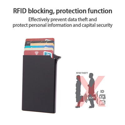 RFID Block Metal Credit Card Holder V2 05