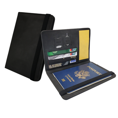 RFID Leather Travel Passport with Cards Holder 09