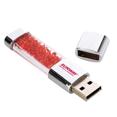 Rhinestone Crystal USB Flash Drive - 16GB 04