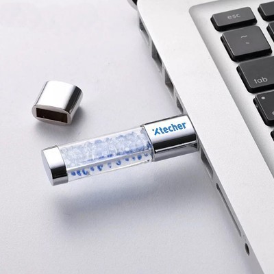 Rhinestone Crystal USB Flash Drive - 16GB 08